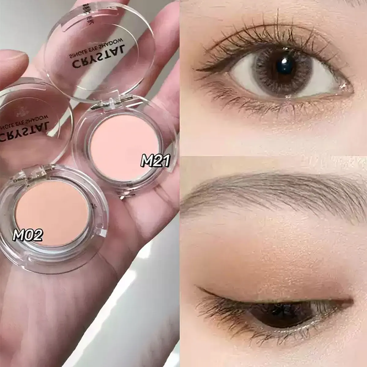 Crystal Single Eye Shadow Silky Smooth Eye Powder Long Lasting Eye Color Buildable Color Korean Cosmetic Korean Makeup — image 6