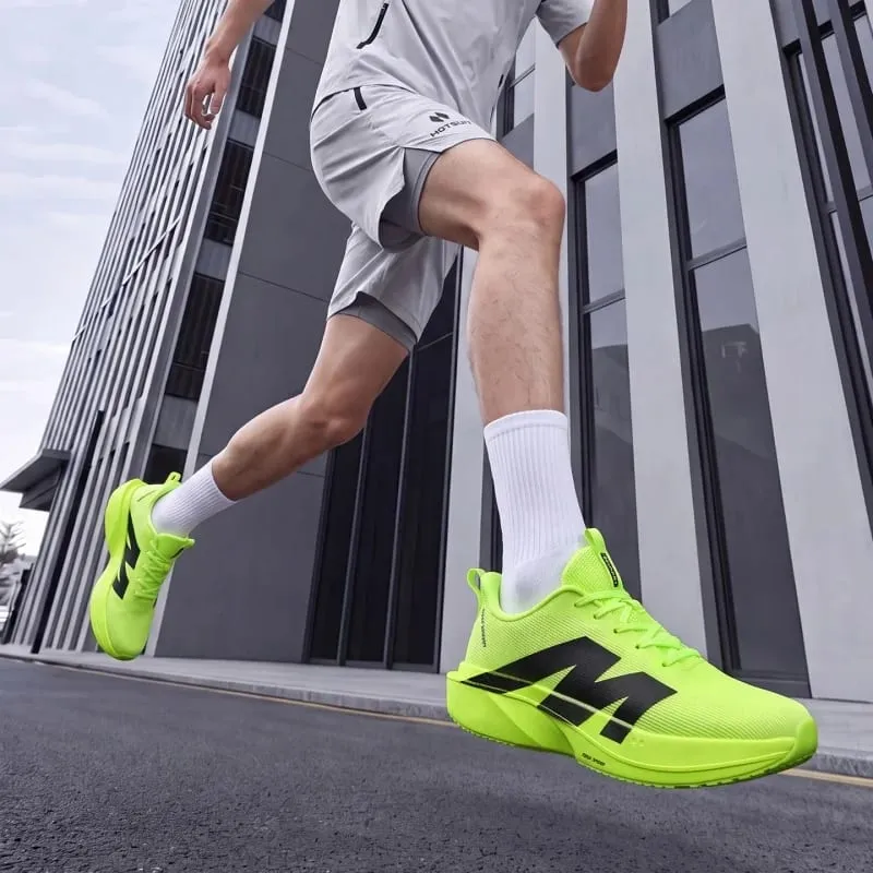 Men Marathon Running Shoes Carbon Board Speciality Sports Breathable Lightweight Women's Comfortable Athletic Sneakers Original — image 6