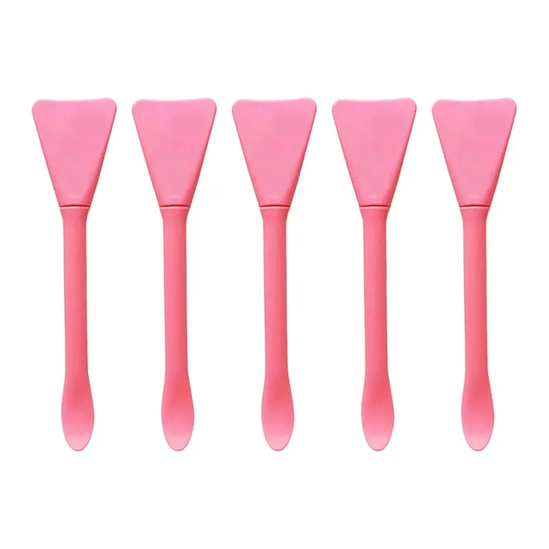 5 τμχ Βούρτσες μάσκας προσώπου σιλικόνης Spatula Applicator Skincare Spatula Lotion Κρέμα προσώπου Applicator Spa Εργαλεία μακιγιάζ — image 11