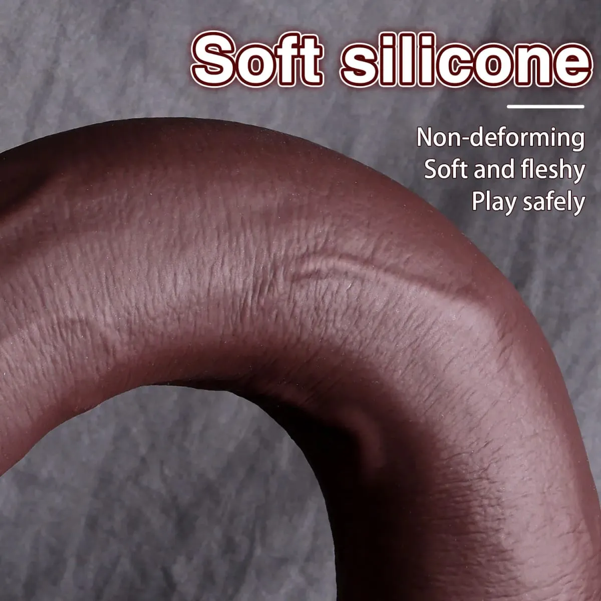 Long Dildo Realistic Snake Shape Single Layer Silicone Big Penis Soft Anal Sex Toys Suction Cup Dick for Women G-spot Orgasm 18+ — image 3