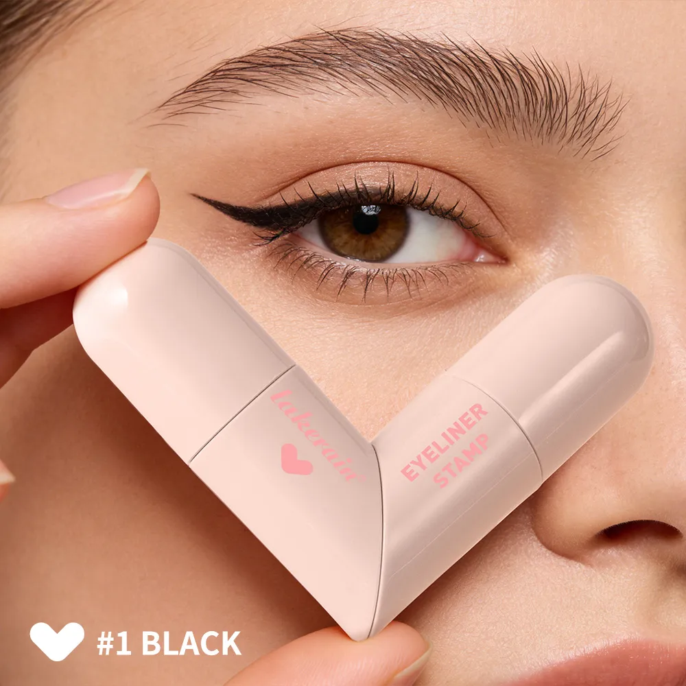 Lakerain Eyeliner Razítko Heart Pattern Precision Liner Dlouhotrvající barva Přenosná oční linka Nezbytná pro začátečníky v líčení — image 4