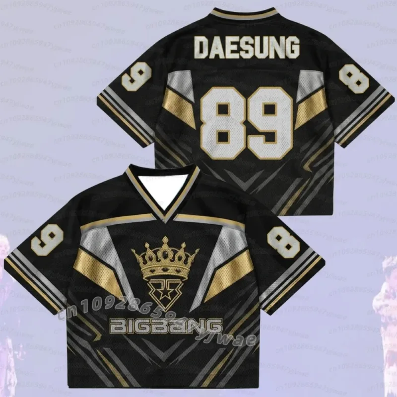 26 男性女性 Bigbang 2026 ワールドツアー混合メッシュジャージストリートコンサートファンジャージ Tシャツ半袖 Tシャツ男性パーカー — image 9