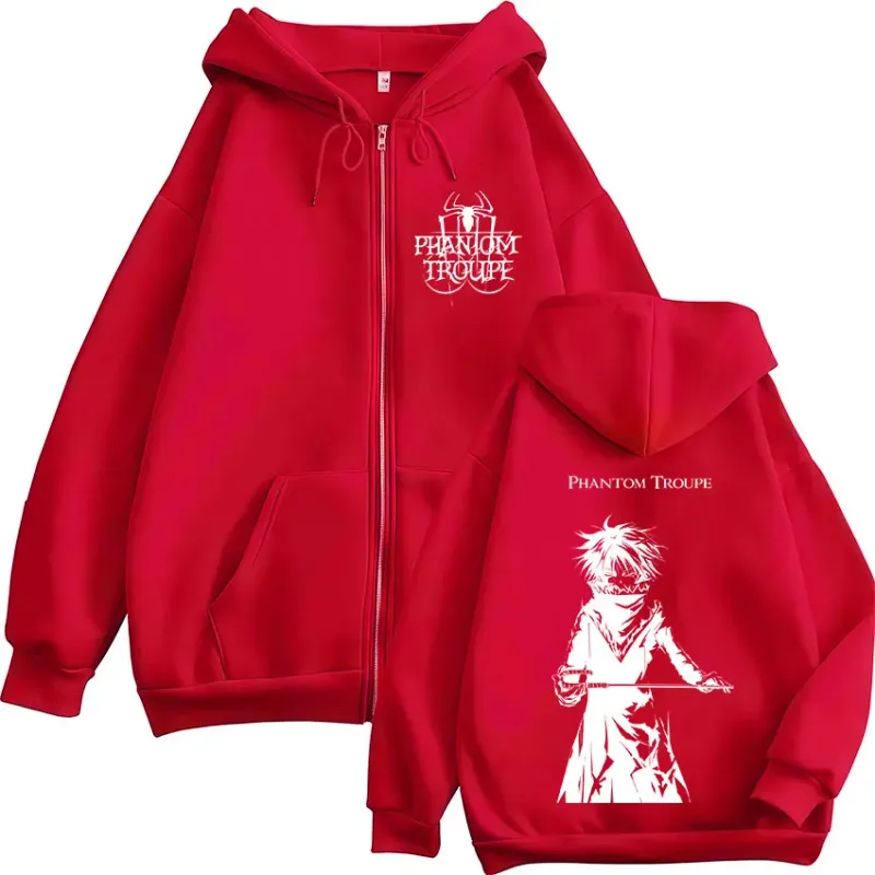 Anime Hunter x Hunter Feitan Portor Zipper Hoodies Men Women Clothing Oversized Fleece Zip Up Hooded Sweatshirts Coat Streetwear — image 10