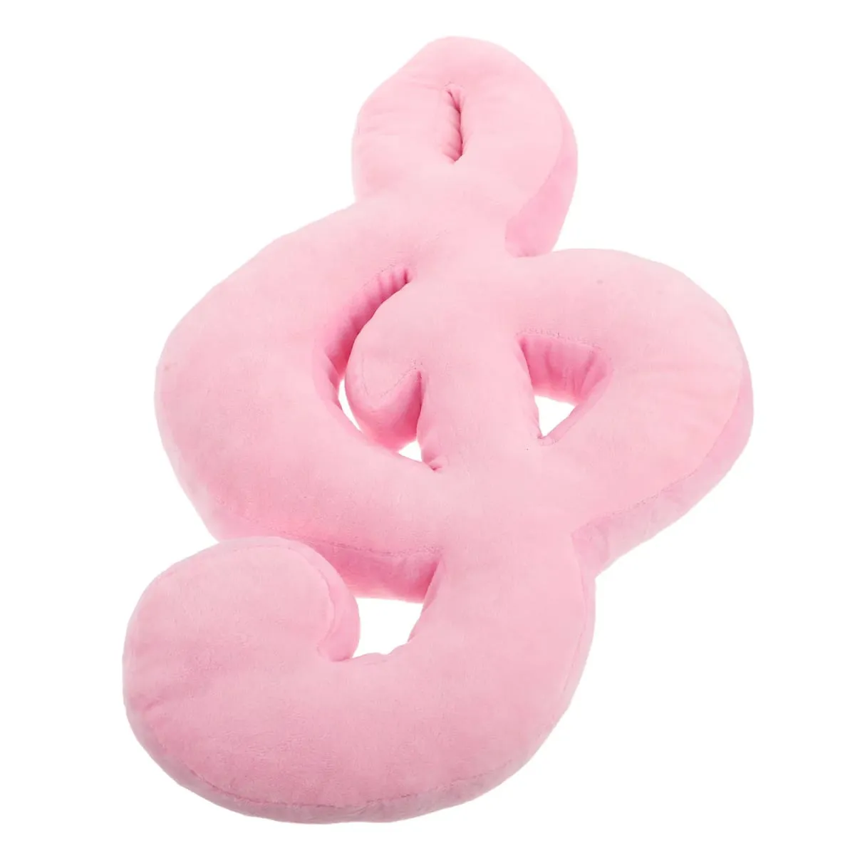 Music Inspired Soft Decorative Pillow Musical Note Shape Stylish Round Cushion for Couch Sofa Bed Chair Reading Lumbar Support