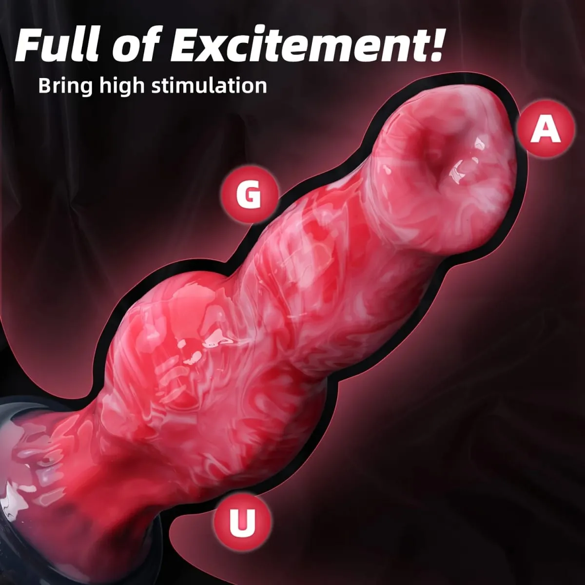 Monster Dog Knot anal dildo silicone dog knot dildo for women with strong suction cup for men and women Adult Sex Toys products — image 5