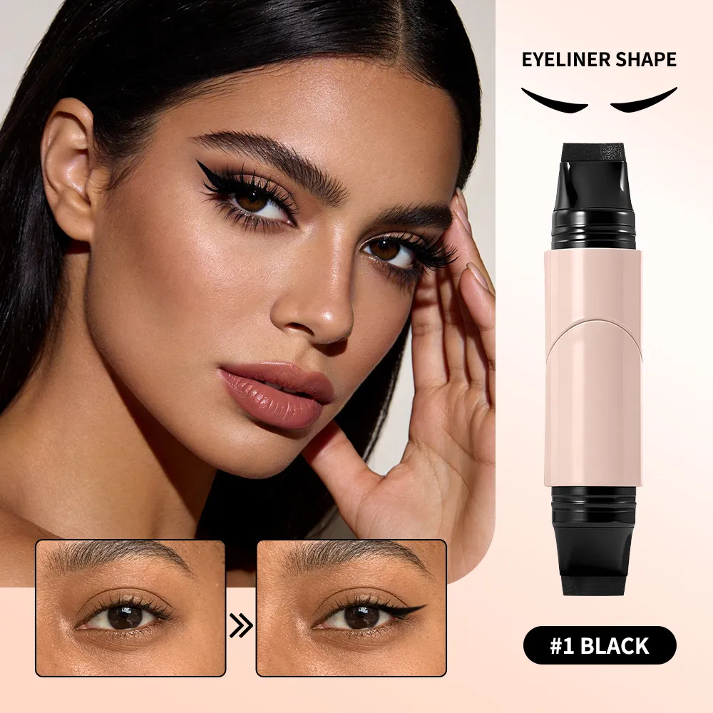 Lakerain Eyeliner Razítko Heart Pattern Precision Liner Dlouhotrvající barva Přenosná oční linka Nezbytná pro začátečníky v líčení — image 2