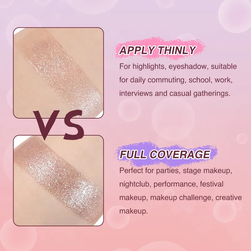 Shimmer Eyeshadow Stick Quick-Dry Film Locking Light Non-Fading Sparkle Eye Shadow Face Body Lip Highlighter — image 4