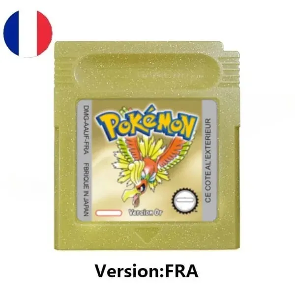 Sok stílusú Pokémon Vörös Kék Kristály Arany Zöld Ezüst Sárga GBC játékkártya 16 bites videojáték kazettás konzolkártya GB/SP — image 18