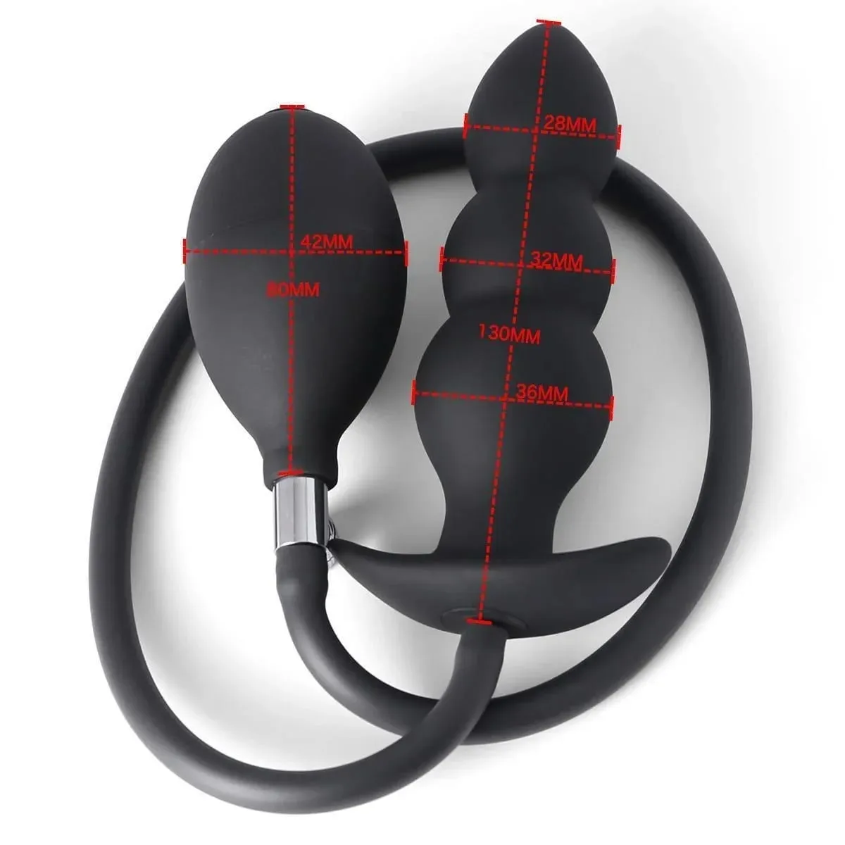 Expansor anal expandir inflável anal plug oversized enema treinamento butt plug dilatador bunda brinquedo sexual de próstata para homens — image 4