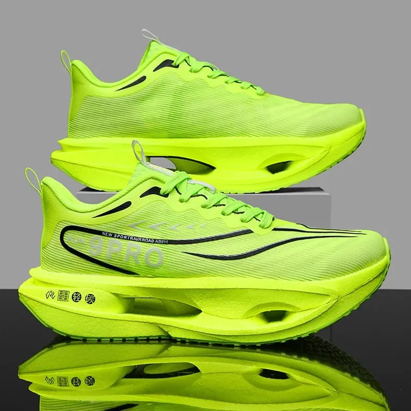 Carbon Board Marathon Speciality Sports Men Running Shoes Breathable Women's Athletic Sneakers Casual Walking Shoes Male Autumn