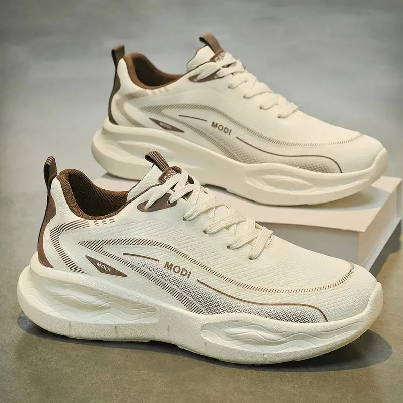 Artificial Leather Men Casual Shoes Breathable Male Lightweight Sneakers Outdoor Spring Walking Comfort Free Shipping