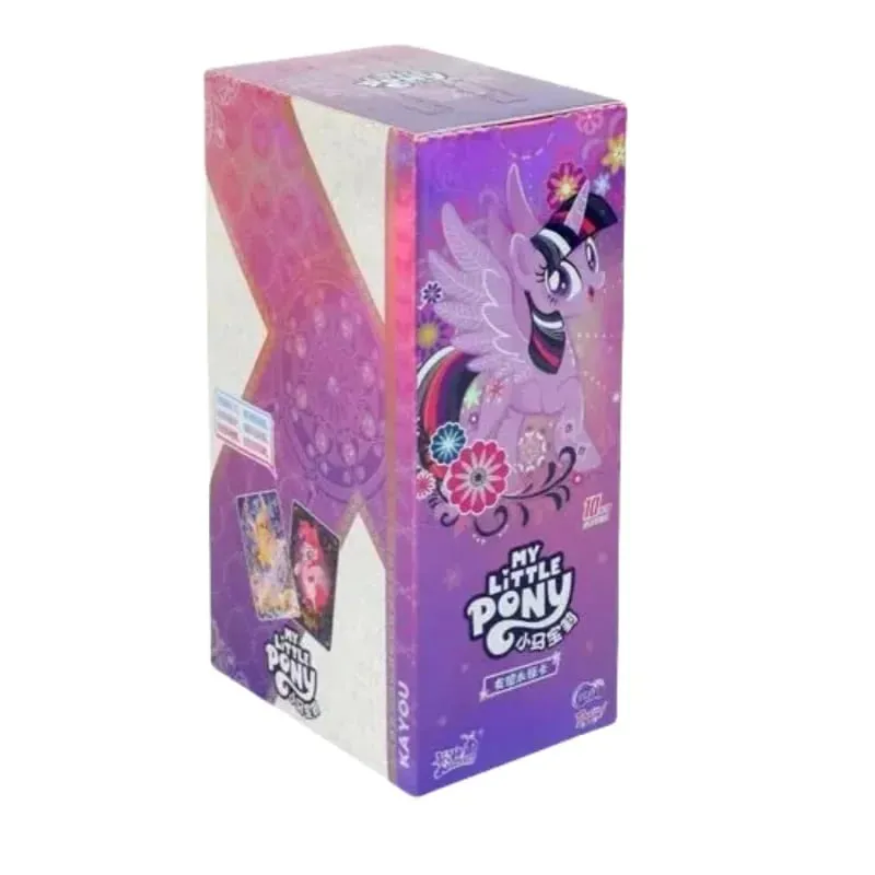 Autentyczny mój kucyk Little Pony przyjaźń na zawsze księżyc 12 11 10 seria karty kolekcjonerskie Fluttershy Anime gadżety prezenty — image 8
