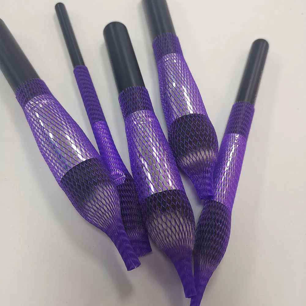 50PCS Makeup Brushes Mesh Protectors Cover Beauty Elastic Mesh Proteksiyon Net Makeup Cosmetic Tool Kit Brush Net Pan Cover
