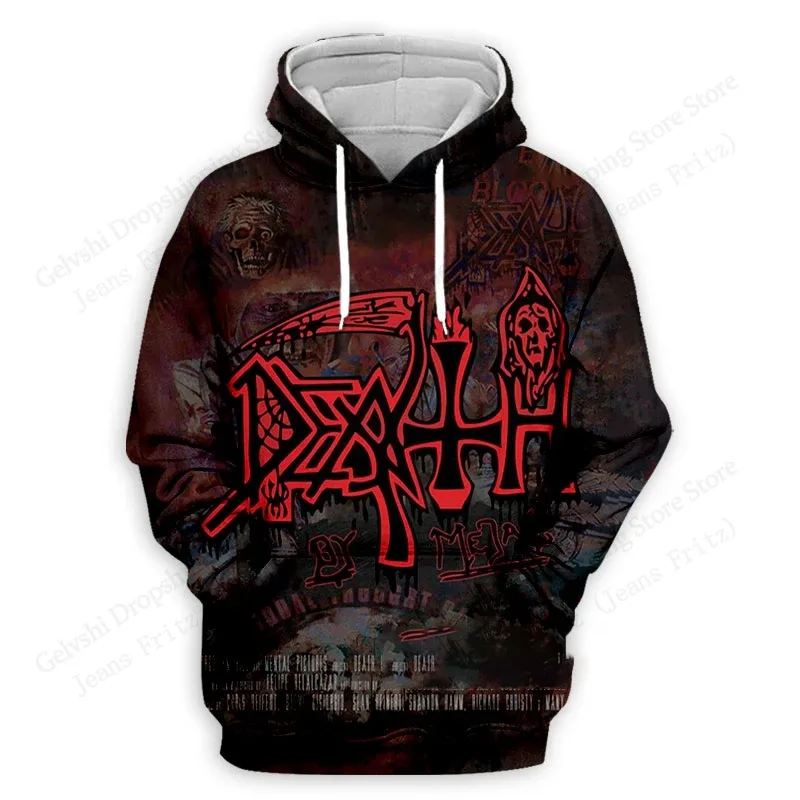 Death Band Album 2027 3d Print Hoodie Men Women Fashion Rock Hoodie Sweatshirt Outwear Coat Men Hoodie Winter Clothes Sportwear — image 8