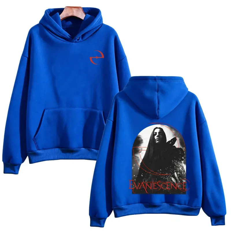 Sanctuary Logo Hoodie Evanescence Rock Band Pullovers Fashion Unisex High Street Sweatshirts Casual Long Sleeve Loose Streetwear — image 6