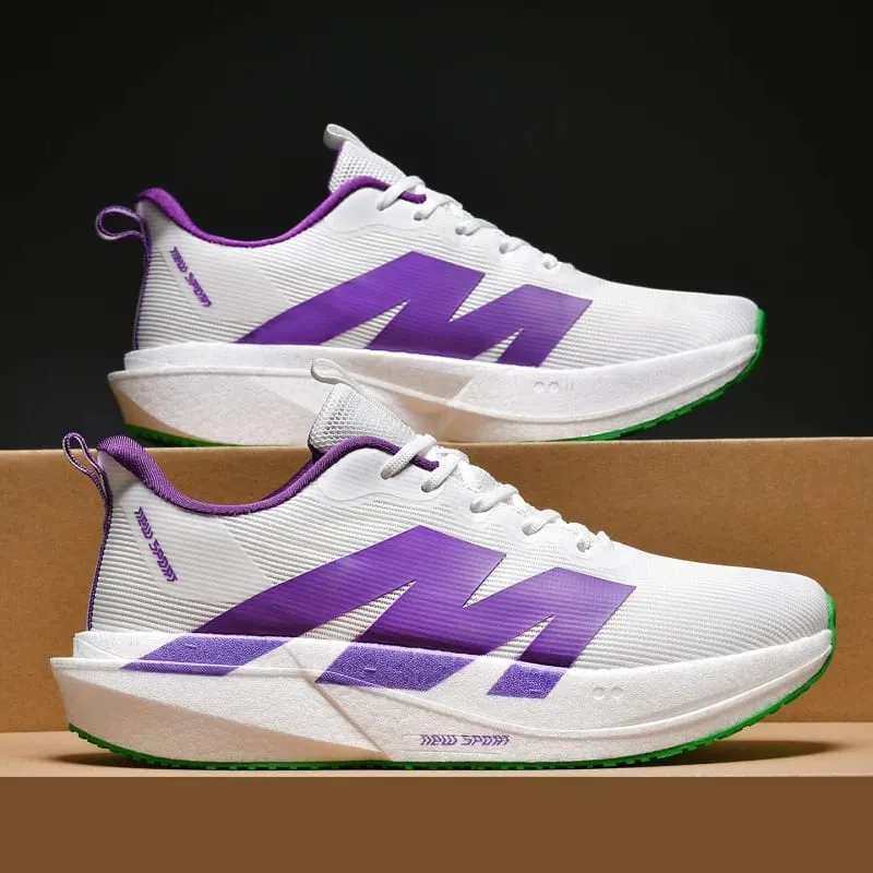 Men Marathon Running Shoes Carbon Board Speciality Sports Breathable Lightweight Women's Comfortable Athletic Sneakers Original — image 4