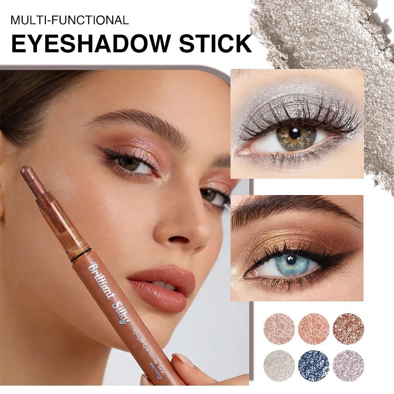 Sparkle Eyeshadow Stick Highlight Eye Pencil Shimmer Pearl Long-Lasting Waterproof Multi-Use Eye Makeup Beauty — image 6
