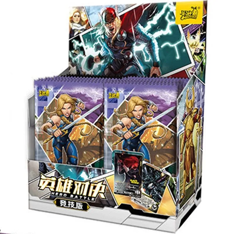 Genuine Card Heroes Duel Card Competitive Version Iron Man Thor Captain CR America Collection Cards Toys — image 8