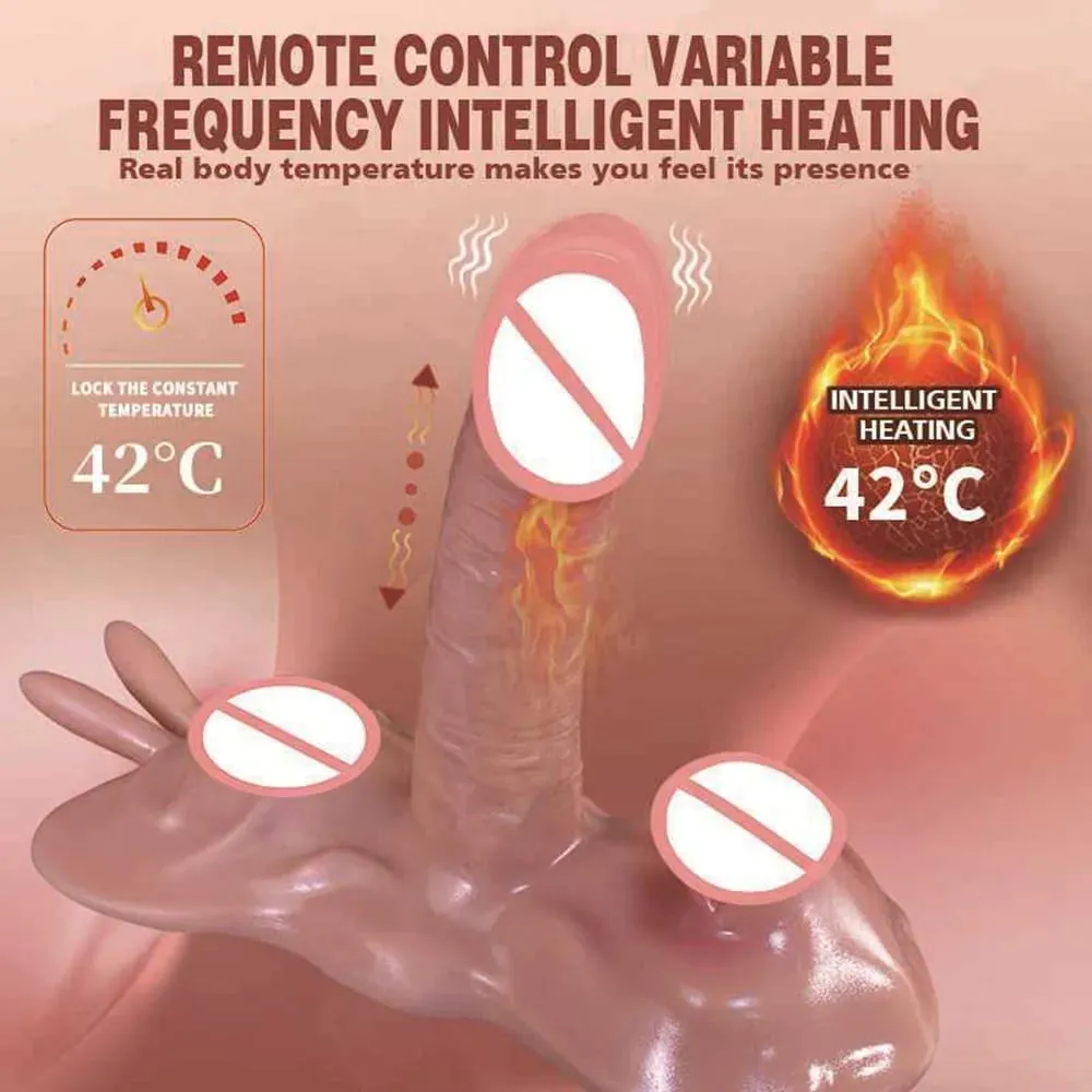 Mainan Seks Menyumbat Dildo Vibrator Tali Boleh Laras Pada Alat Kawalan Jauh Pengurut Bergetar G spot Dubur Perangsang Faraj Mainan Seks — image 2