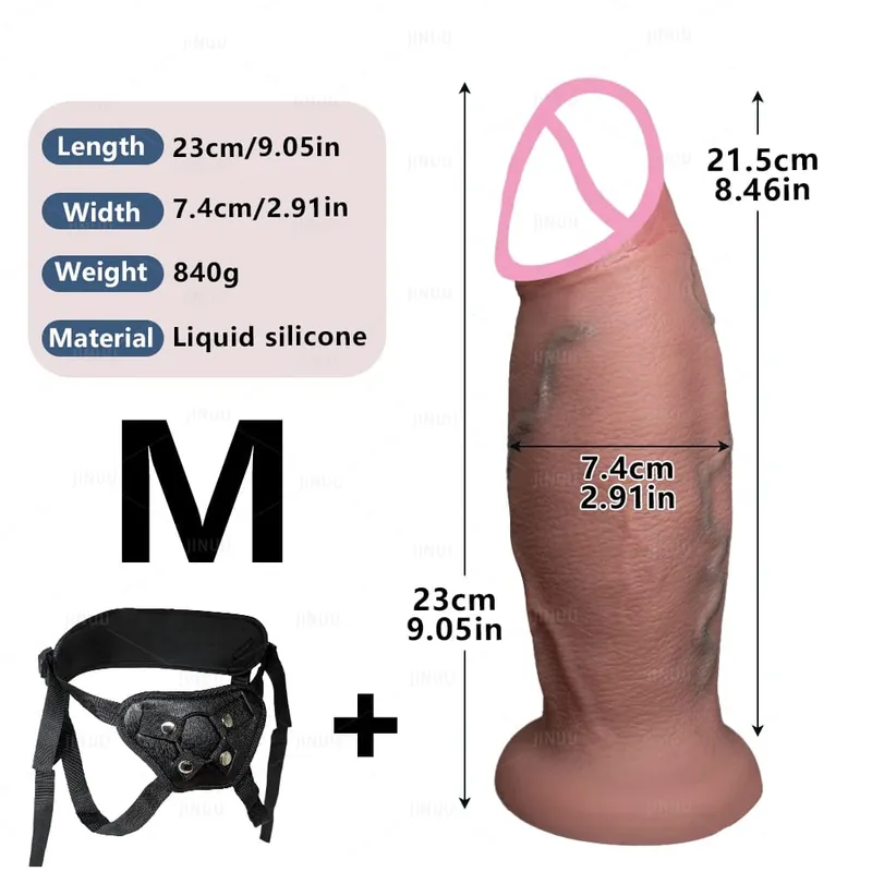 דילדו ענק ריאליסטי פנטזיה ארוך פין גדול זין כוס יניקה דילדו לנשים ענק דילדו אנאלי צעצועי מין לנשים גברים הומואים — image 8