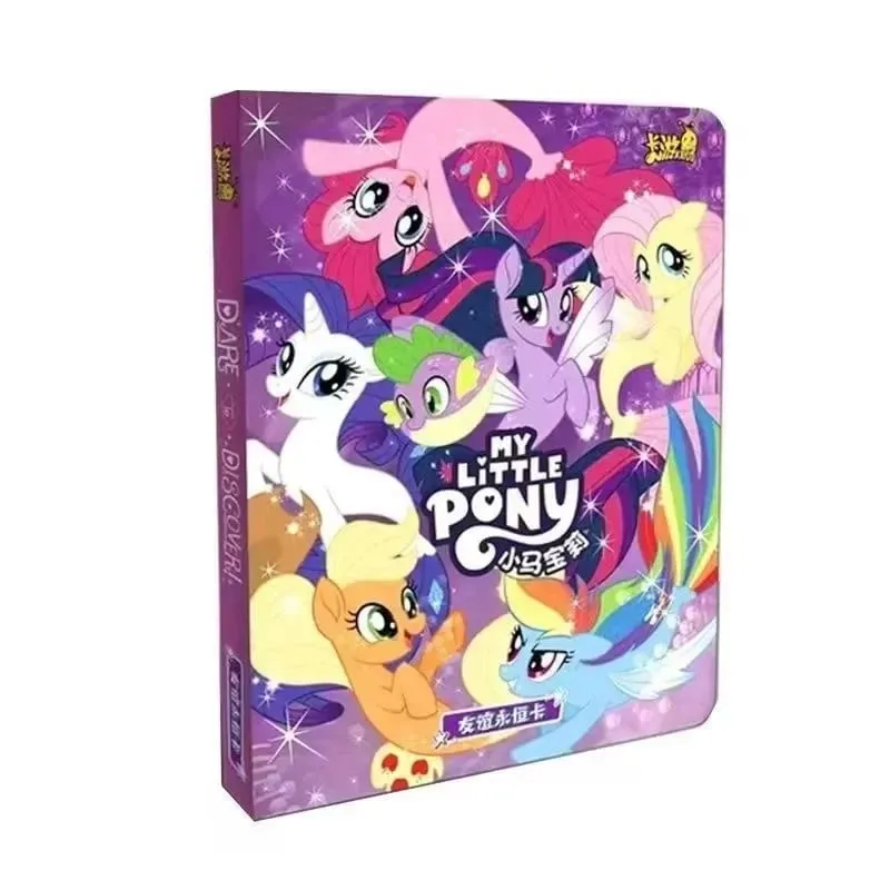 Autentyczny mój kucyk Little Pony przyjaźń na zawsze księżyc 12 11 10 seria karty kolekcjonerskie Fluttershy Anime gadżety prezenty — image 12