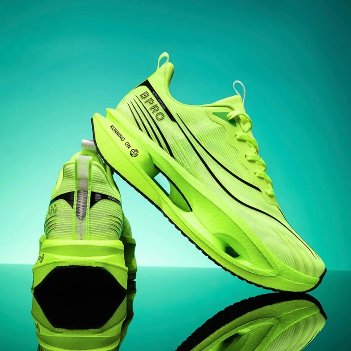 Men Marathon Running Shoes Carbon Plate Sports Sneakers Breathable Lightweight Comfortable Athletic Training Shoes Unisex — image 6