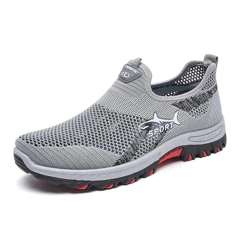 2026 Breathable Hiking Shoes Men Air Mesh Casual Sneakers For Outdoor Lightweight Casual Shoes Men New Fashion Walking Shoes — image 6