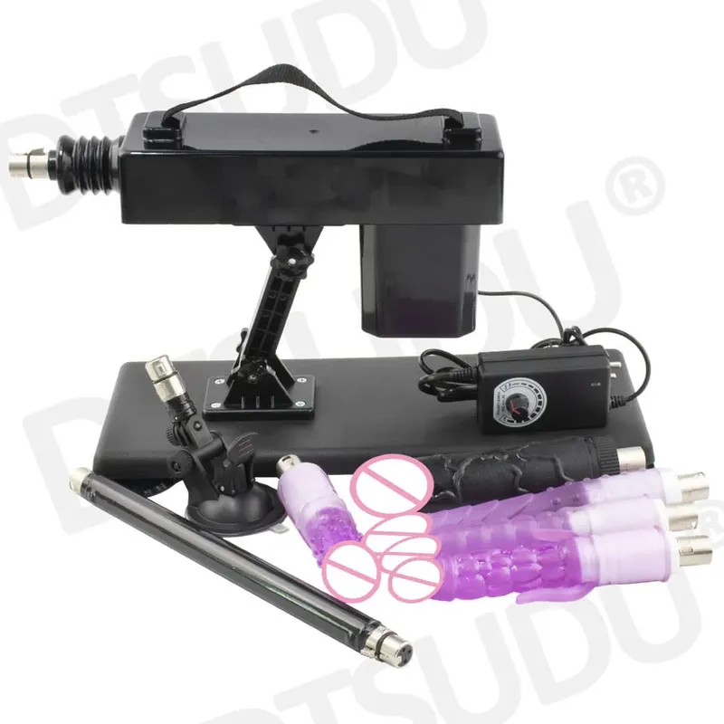 Female Sex Machine with Dildo and Masturbation Cup Hands-Free G-Spot Clitoral Stimulation Adult Sex Machine
