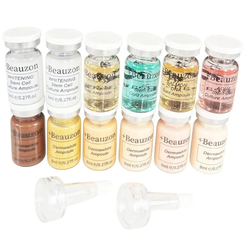 8ml บีบีครีม Hyaluronic Acid Facial Glow Serum Ampoule Essence Peptide Moisturizing Foundation Skin Rejuvenation Care Beauzon — image 6