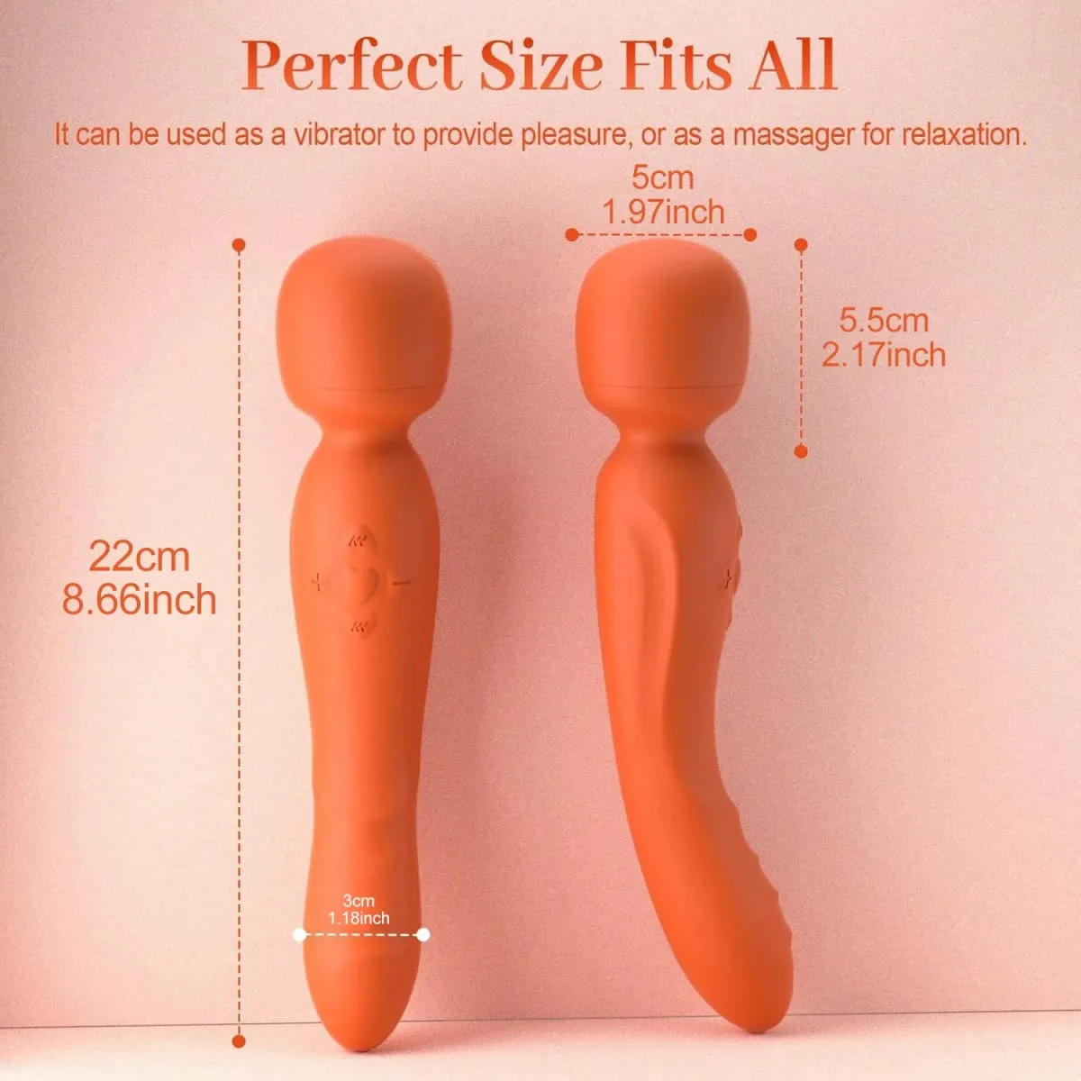 Vibrador varinha mágica av remoto sem fio, aplicativo inteligente, poderoso estimulador de clitóris e ponto g, brinquedo sexual feminino, recarregável por usb, à prova d'água para adultos — image 6