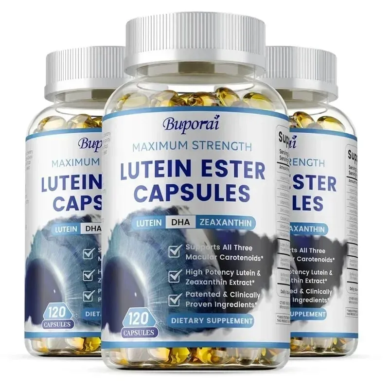 Cápsulas de éster de luteína - Apoiam a saúde ocular, mantêm a visão clara, aliviam a fadiga ocular, anti-oxidação, protegem contra os raios UV