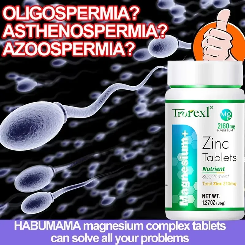 Nejlepší doplněk hořčíku a zinku 60 tablet Zvyšuje vitalitu Imunitní zdraví — image 2