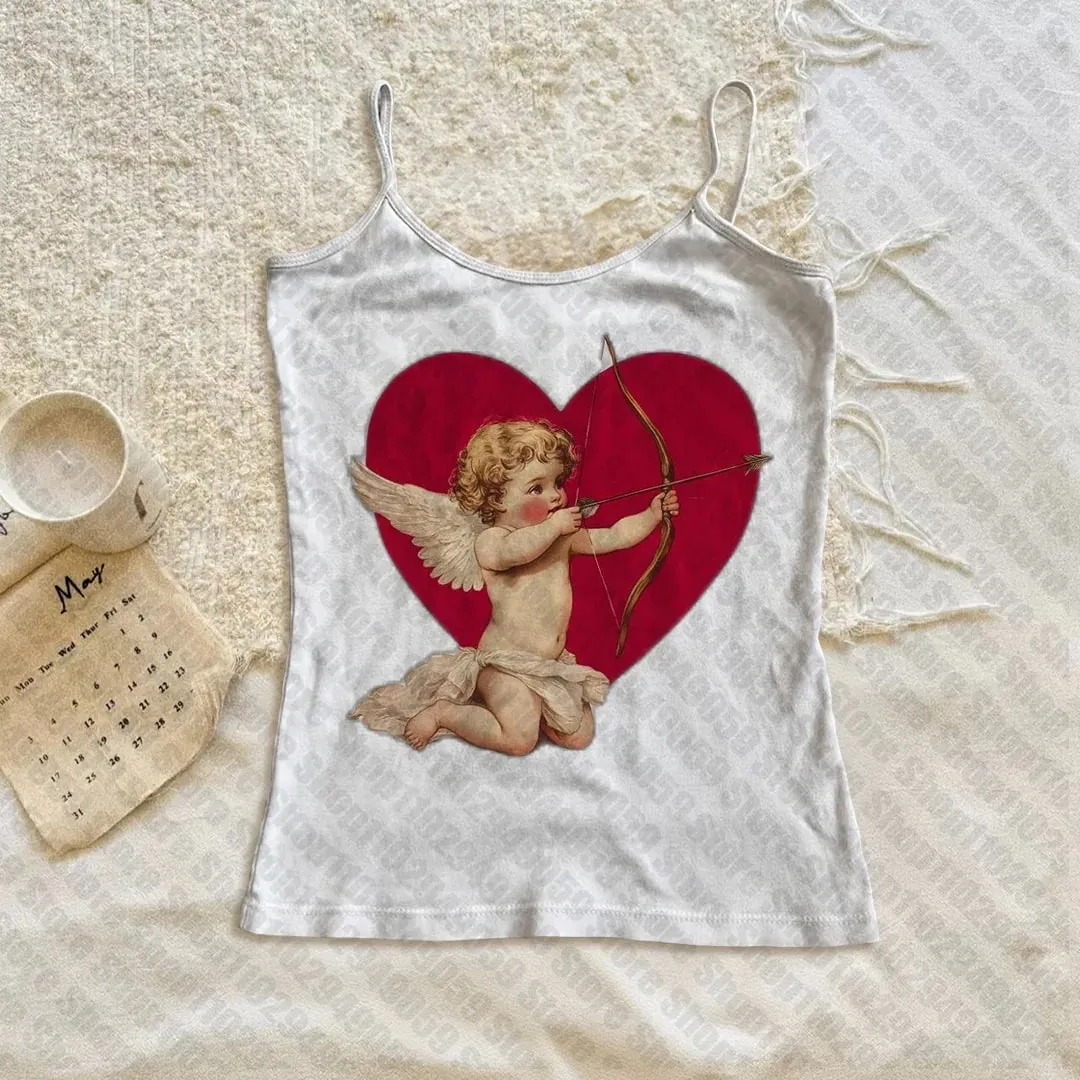 Crop Tops Y2kเสื้อผ้าผู้หญิงผู้หญิงรัดตัวTop 90Sเสื้อผ้าVINTAGE Aestheticเสื้อผ้าHarajukuอยู่ที่ไหนEmoฤดูร้อนcuteore