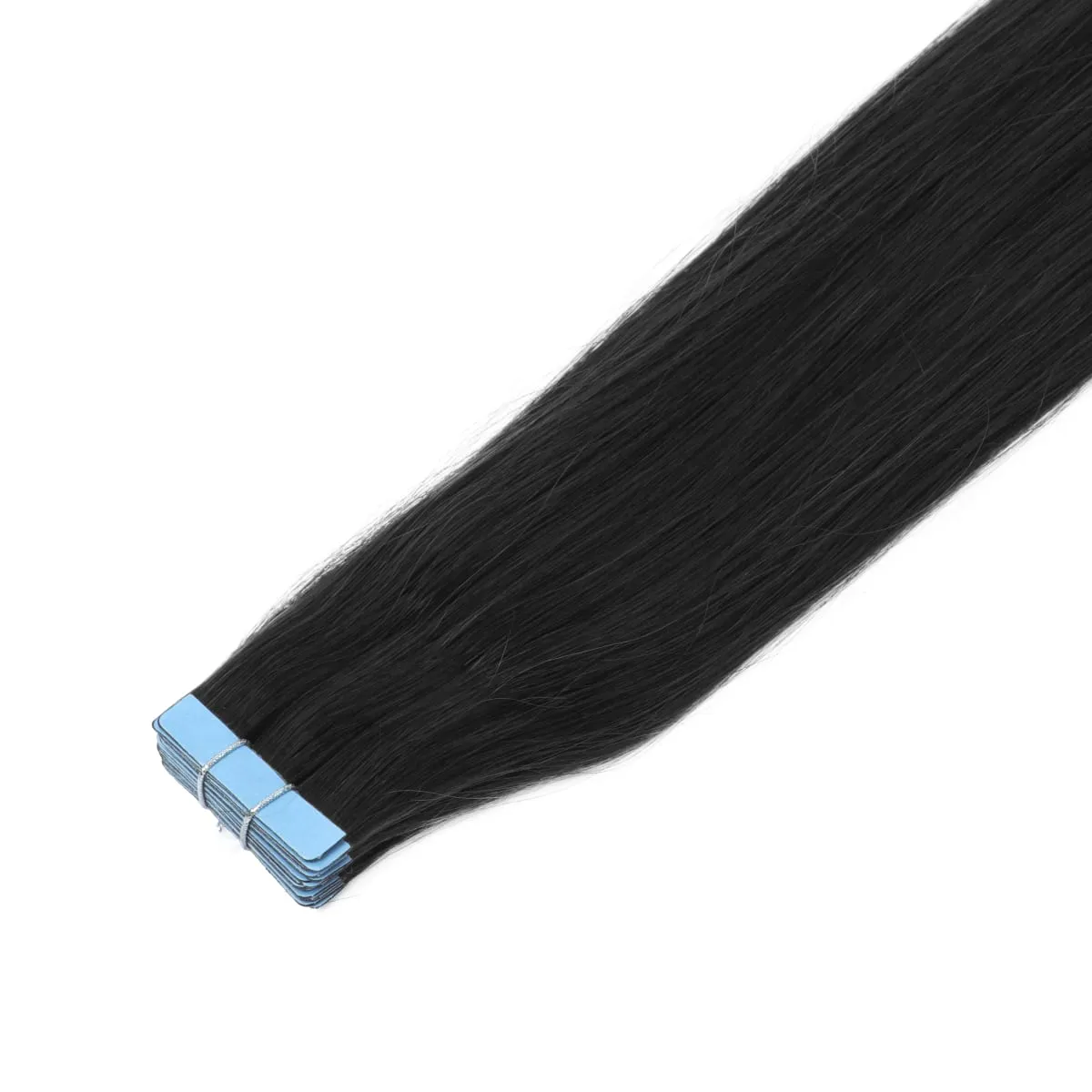 20Pcs/Pack Tape Sa Mga Extension ng Buhok ng Tao Angkop para sa mga Babae na may Invisible Adhesive Tape Ins Seamless Straight na Buhok para sa Volume at Haba — image 4