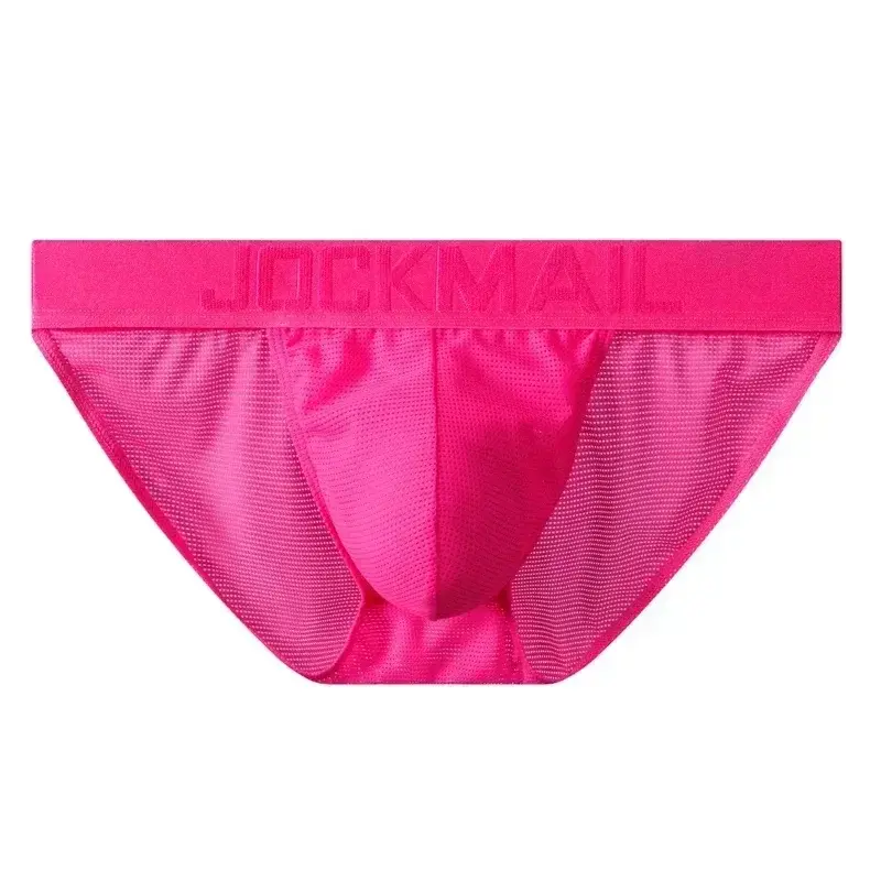 Cuecas masculinas cuecas de malha de náilon secagem rápida cuecas de biquíni deslizamento masculino tanga cuecas jockstrap gay — image 19
