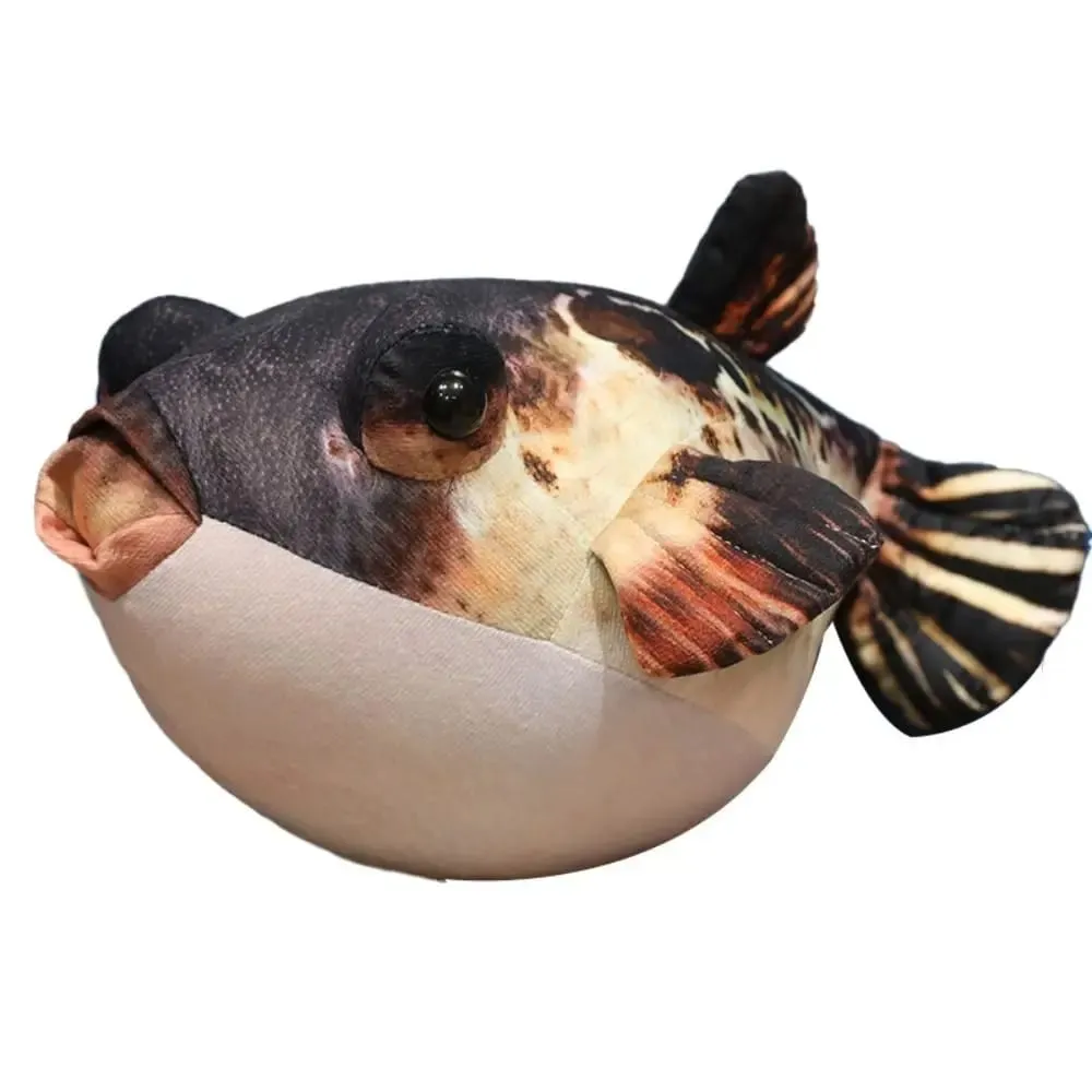 Stuffed Animals Simulation Puffer Fish Back Cushion Καναπές Διακοσμητικό Puffer Fish μενταγιόν 20cm Sleeping — image 8