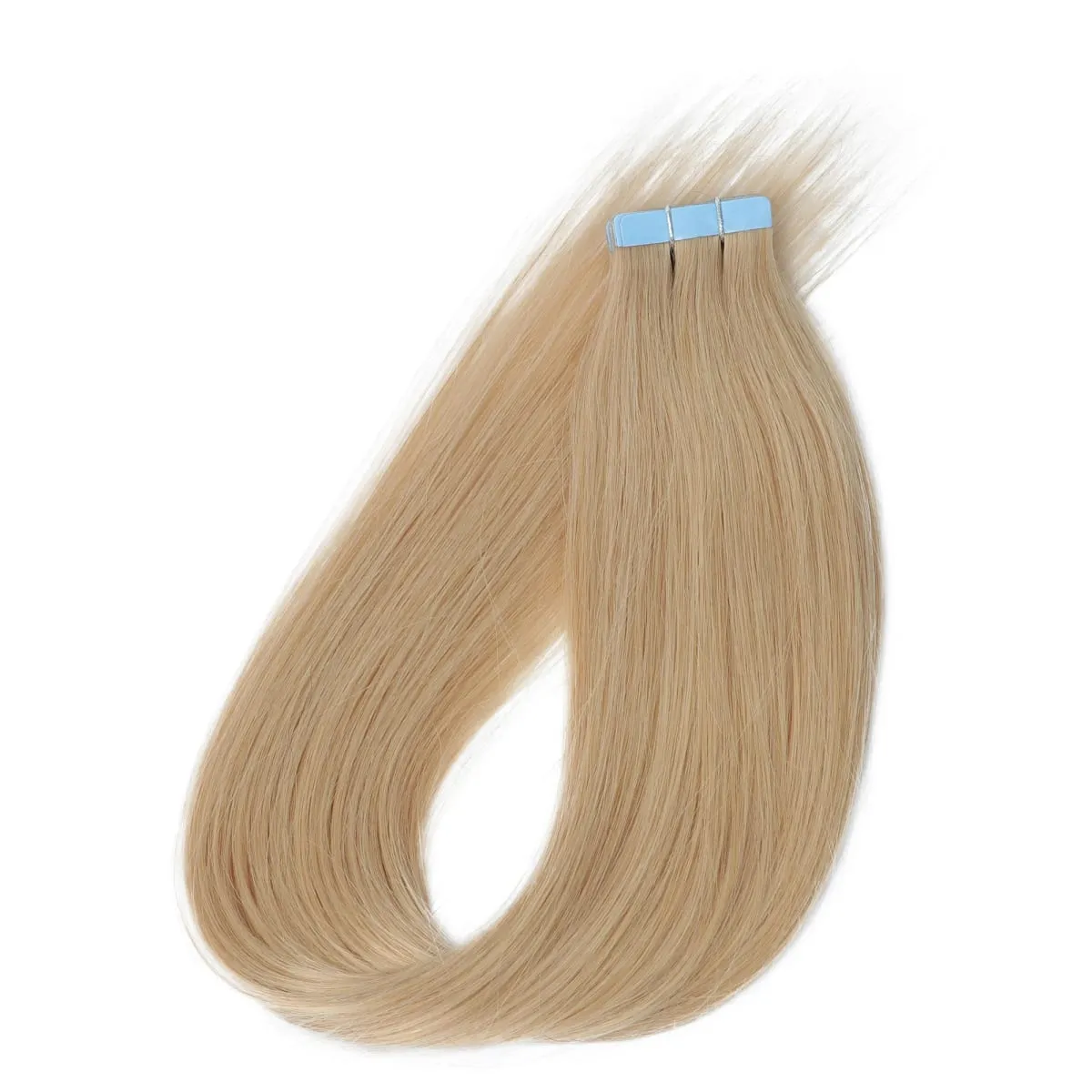 20Pcs/Pack Tape Sa Mga Extension ng Buhok ng Tao Angkop para sa mga Babae na may Invisible Adhesive Tape Ins Seamless Straight na Buhok para sa Volume at Haba — image 10