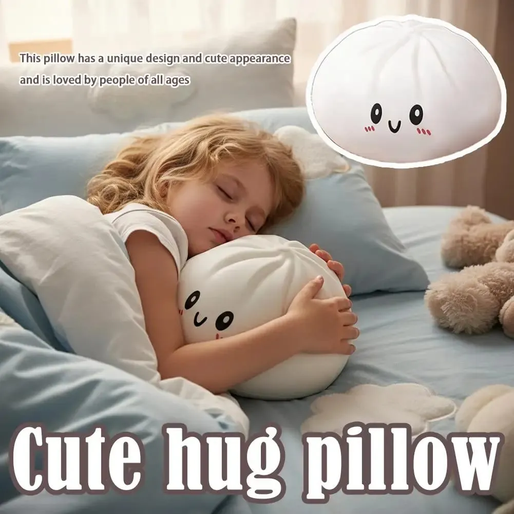 25 cm großes, gedämpftes, gefülltes Brötchen-Squishy-Spielzeug, Kawaii-Knödel-Squeeze, sensorisches Zappelspielzeug, weich, langsam ansteigend, Stressabbau für Kinder — image 5