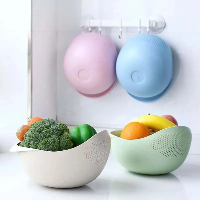 米とぎフィルター豆ストレーナーバスケットザルプラスチックふるい果物野菜ボウル水切りクリーニングツールホームキッチンツール