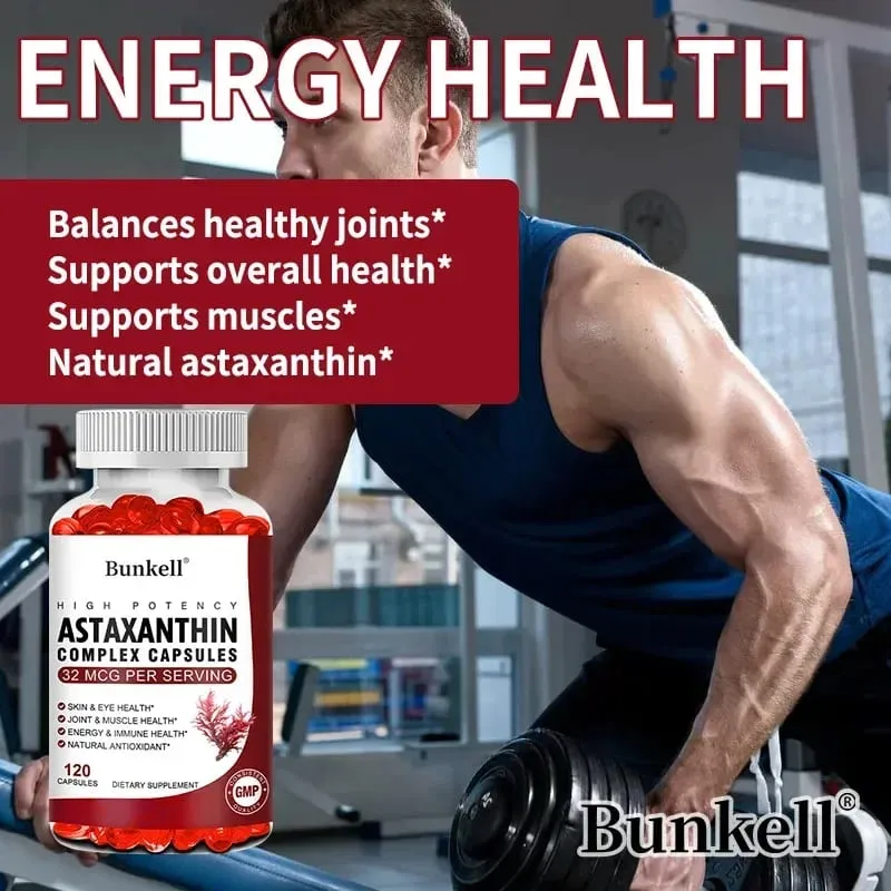 Astaxanthin 32 Mcg Supplement with EPA DHA Krill Oil Supports Healthy Vision Gut Health and Circulation Strong Antioxidant — image 4