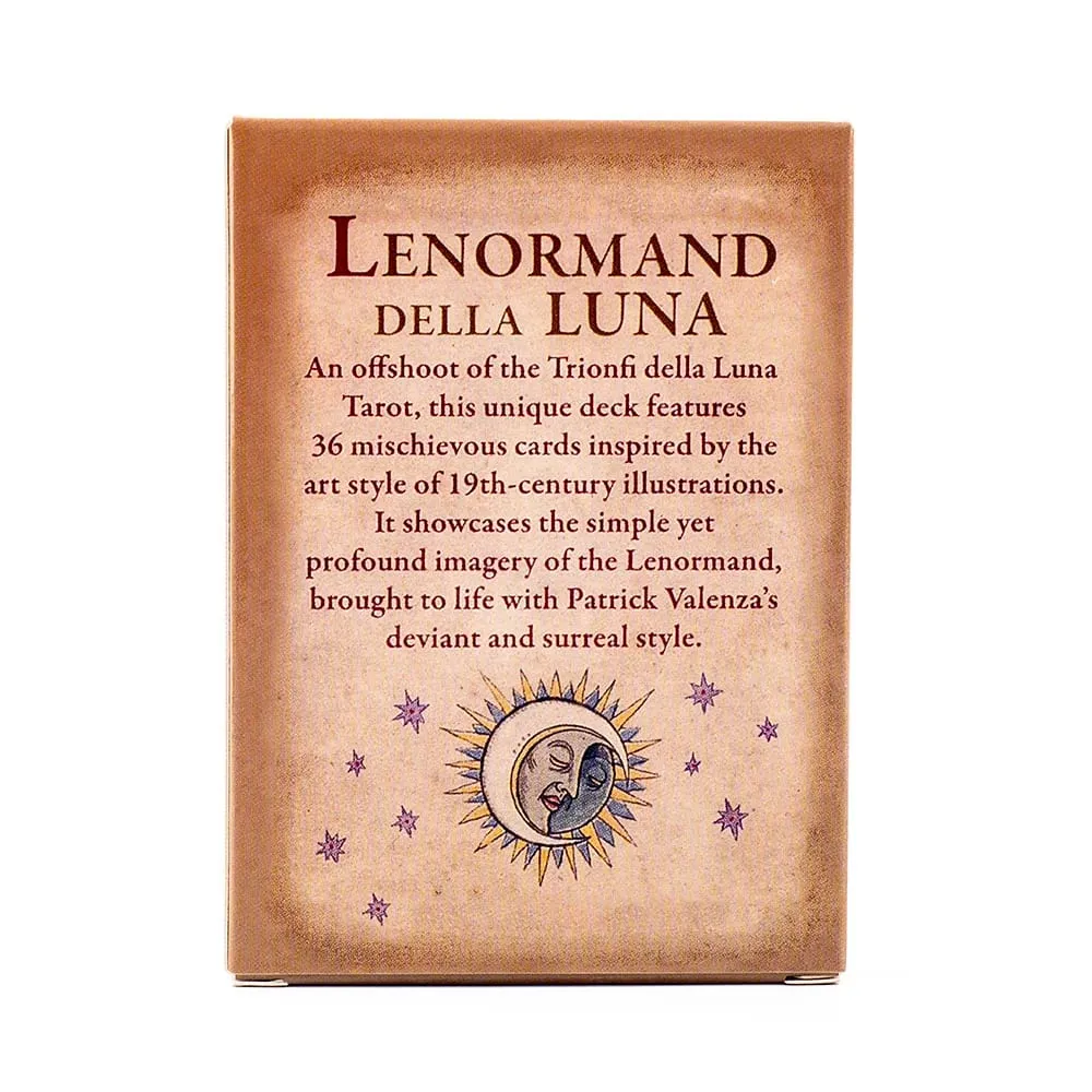 36Pcs Lenormand Della Luna Tarot Deck Tabletop Cards Of Group Games For Parties Precognition & Divinatio Oracle Set 7.3*10.2cm — image 2