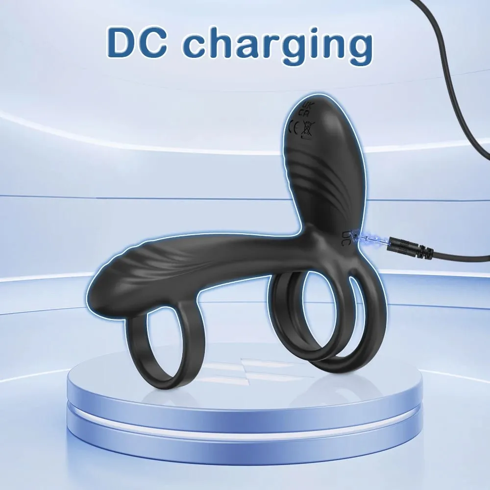 Remote Control Penis Ring Vibrator Sex Toy for Men Delay Time Prostate Massager 360° Rotation Twisting Vibrating Cock Rings 18+ — image 5