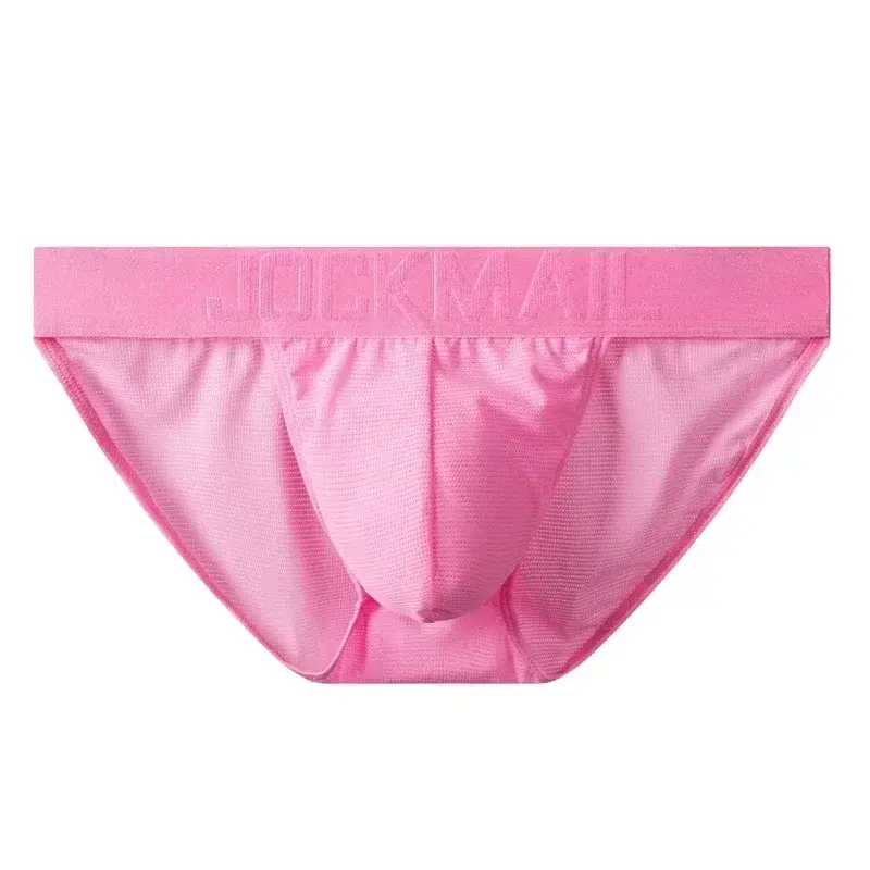 Cuecas masculinas cuecas de malha de náilon secagem rápida cuecas de biquíni deslizamento masculino tanga cuecas jockstrap gay — image 13