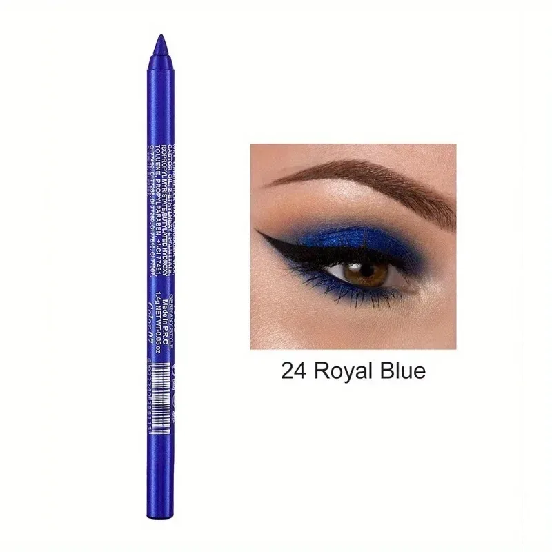 17 สี Pearlescent ดินสออายไลเนอร์สีสันสดใสกันน้ำ Long-Lasting Matte Smooth สวมใส่อายแชโดว์อายไลเนอร์ปากกาแต่งหน้า — image 23