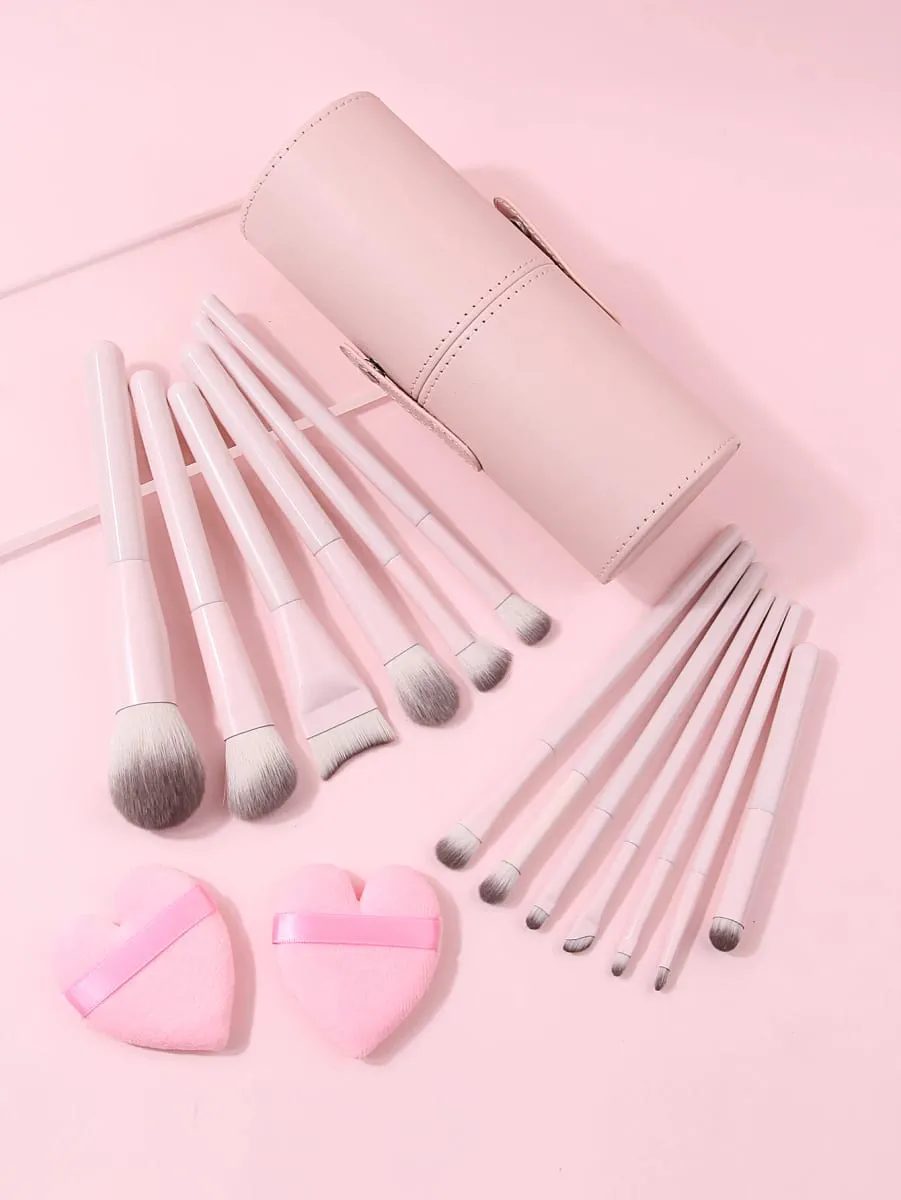Professional Makeup Brush Set Foundation Blush Eyeshadow Eyebrow Contour Powder Brush Complete Makeup Tools Kit Travel Essent — image 3
