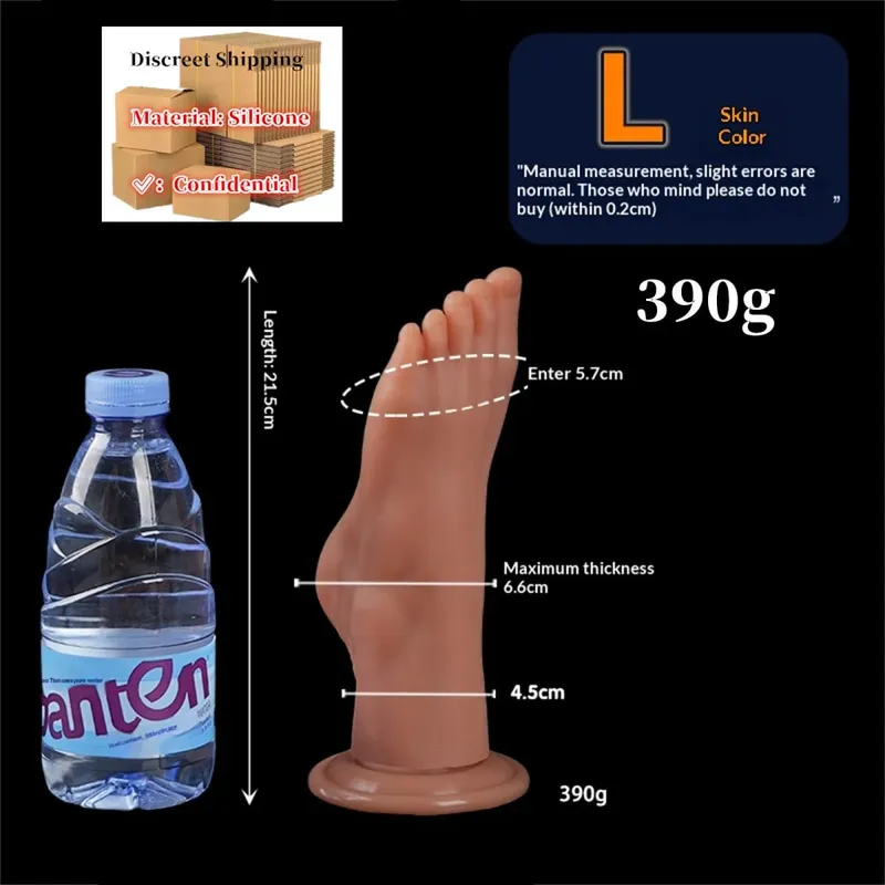 Enorme Voeten Stijl Anale Plug Grote Siliconen Kont ButtPlug Diepe Masturbator Dildo Dilatator Stimulator Anale Dildo Adult Sex Toy Voor vrouwen — image 12