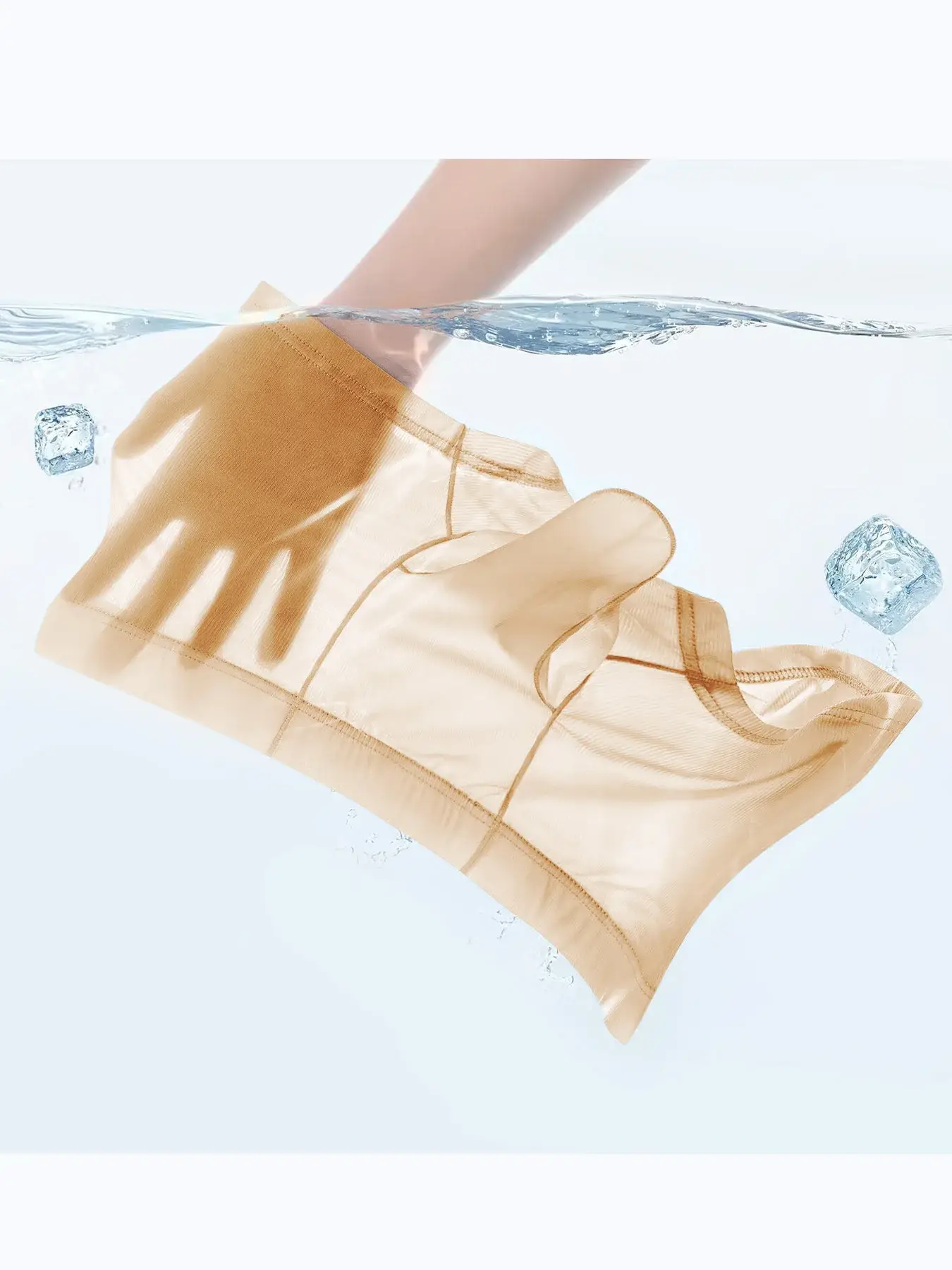 Transparante boxershort Heren Sexy ondergoed Ultradunne onderbroek See Through Ice Silk Knickers Glad glanzende lingerieshort