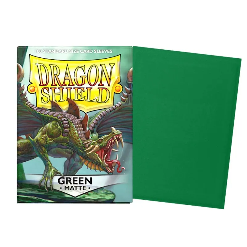 100 개/상자 66x91mm MTG/PKM/YGO/TCG 보드 게임 카드 슬리브 용 표준 크기 Demark Dragon Shield 무광택 카드 슬리브 — image 14