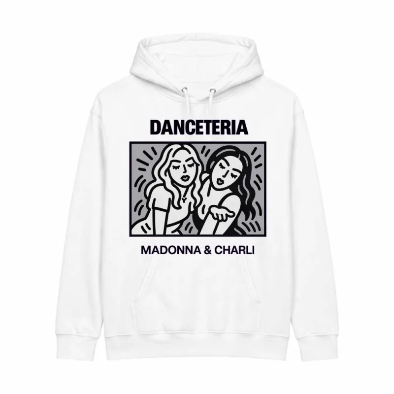 2026 Madonna Charli XCX Danceteria Толстовка с рисунком и графическим принтом, пуловер унисекс, толстовка с капюшоном, повседневные топы для поклонников поп-музыки — image 12