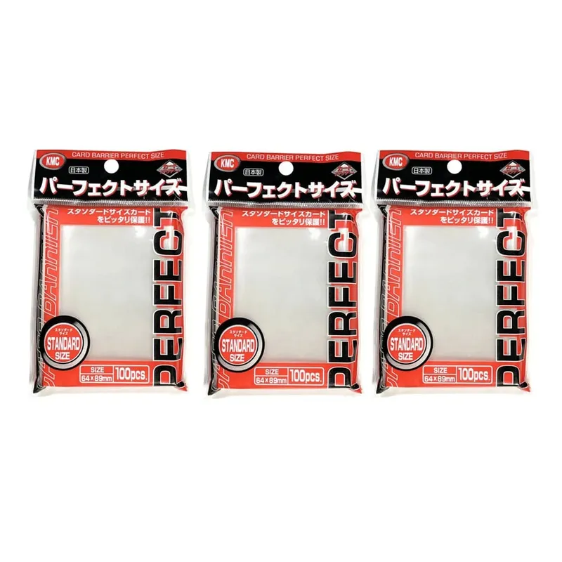 100PCS KMC 카드 슬리브 투명 트레이딩 카드 슬리브 완벽하게 맞는 표준 크기 카드 보드 게임 카드 외부 보호기 64x89mm — image 6